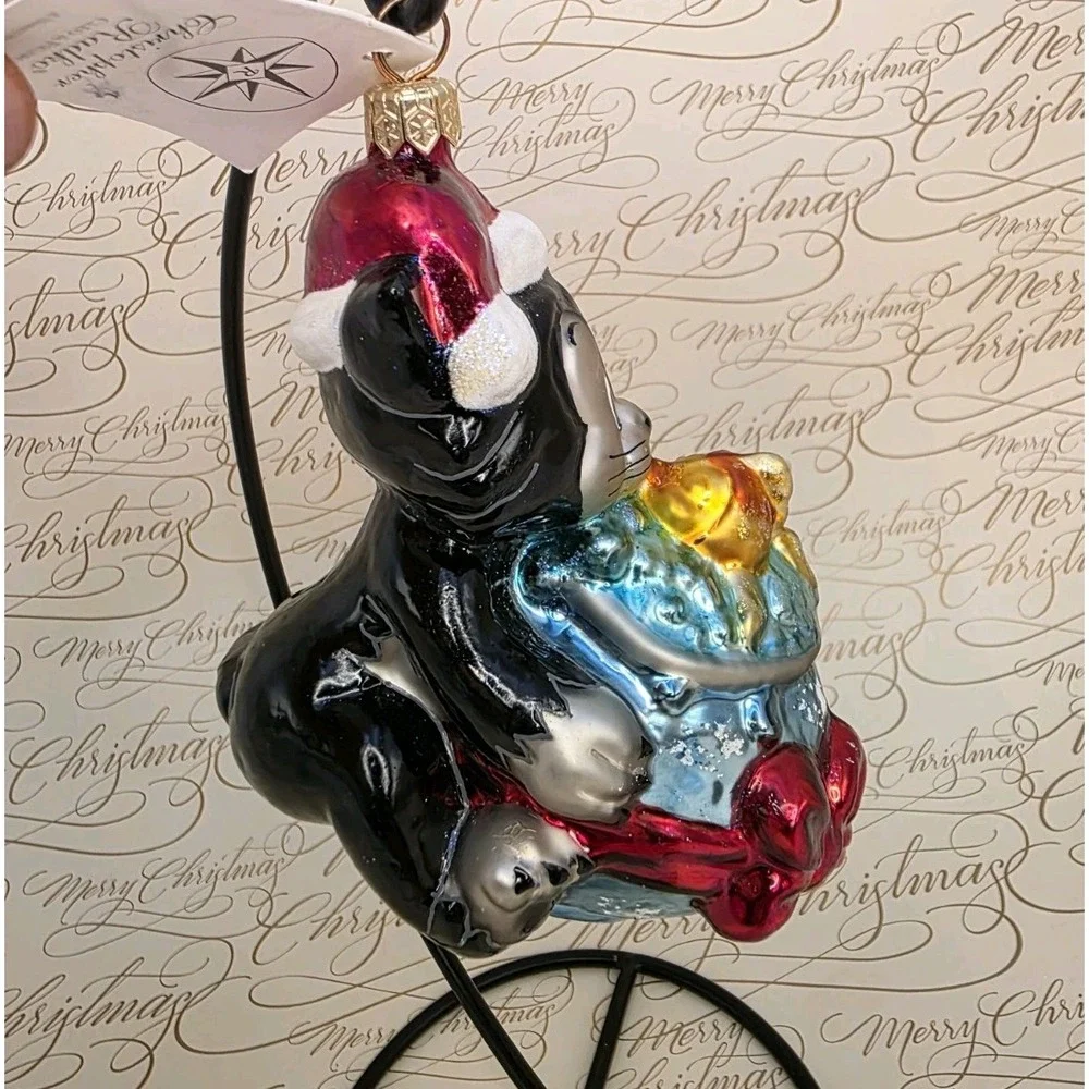 1999 Christopher Radko Disney Cleo & Figaro 99-DIS-37 LE 411/3500 Ornament